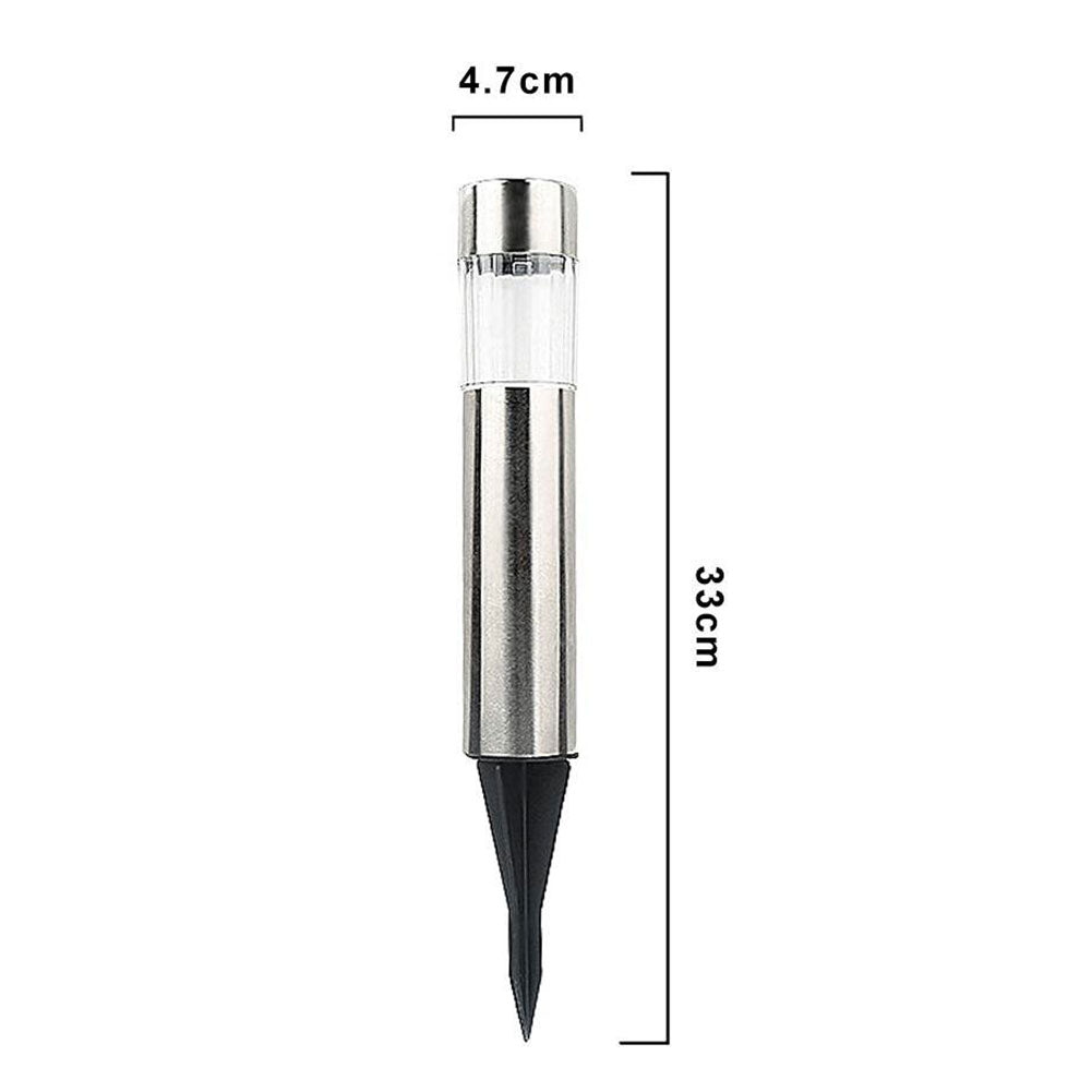Cylindrical Solar Lawn Light
