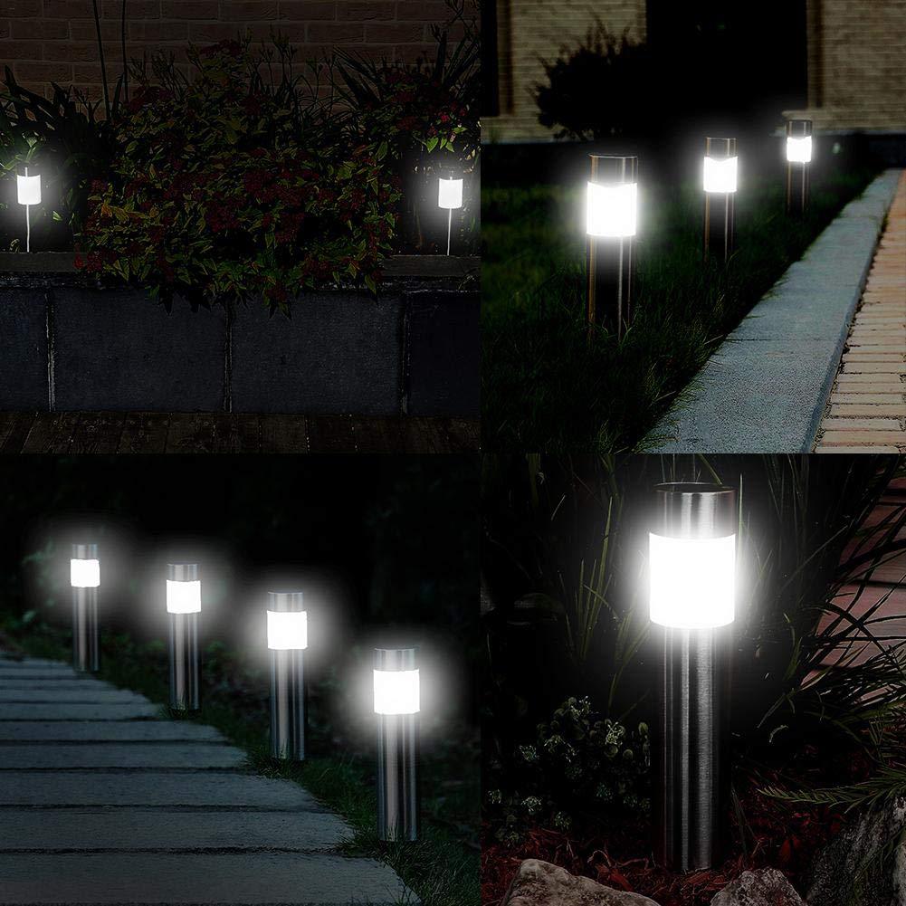 Cylindrical Solar Lawn Light