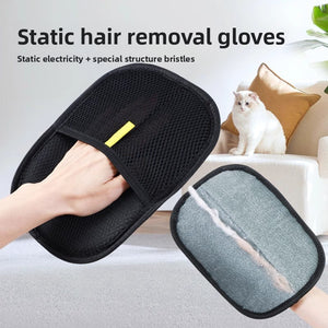 Electrostatic hair removal gloves 1 pack