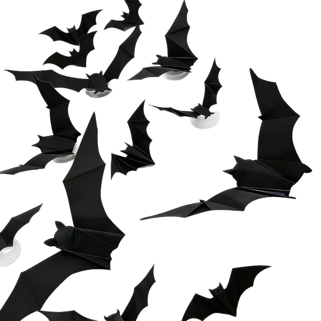 Halloween 3D LED Bat Night Light Wall Decoration