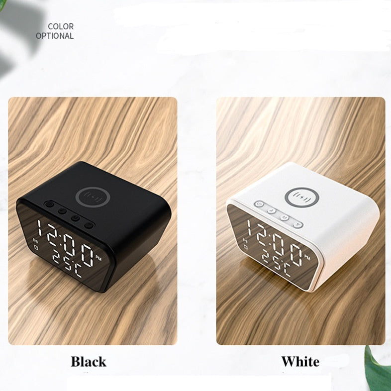 2-in-1 Wireless Charging Temperature Clock