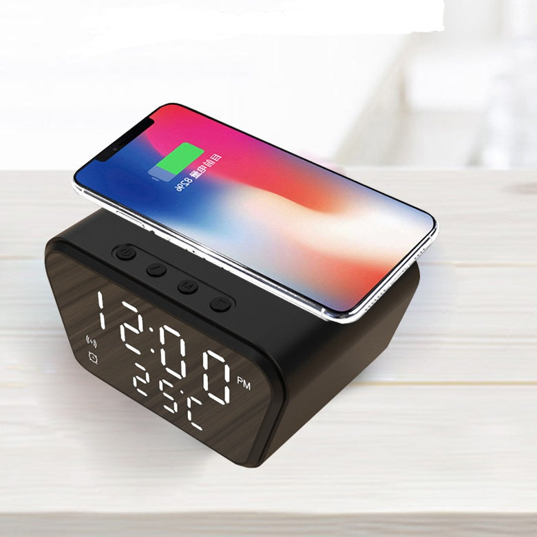 2-in-1 Wireless Charging Temperature Clock