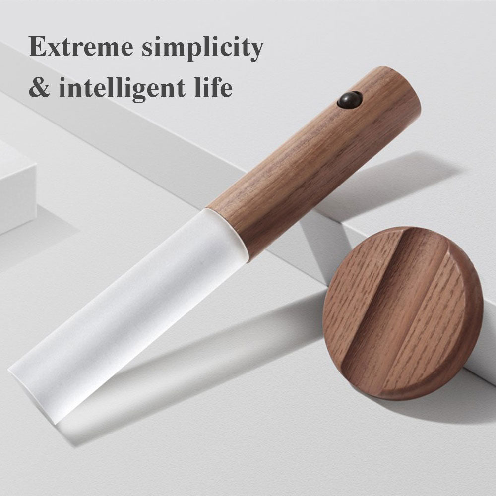 Magnetic Wood Motion Sensor Wall Light