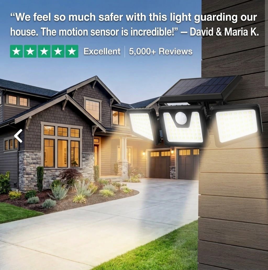 Lumon™ -  Motion-Sensor Solar Lighting